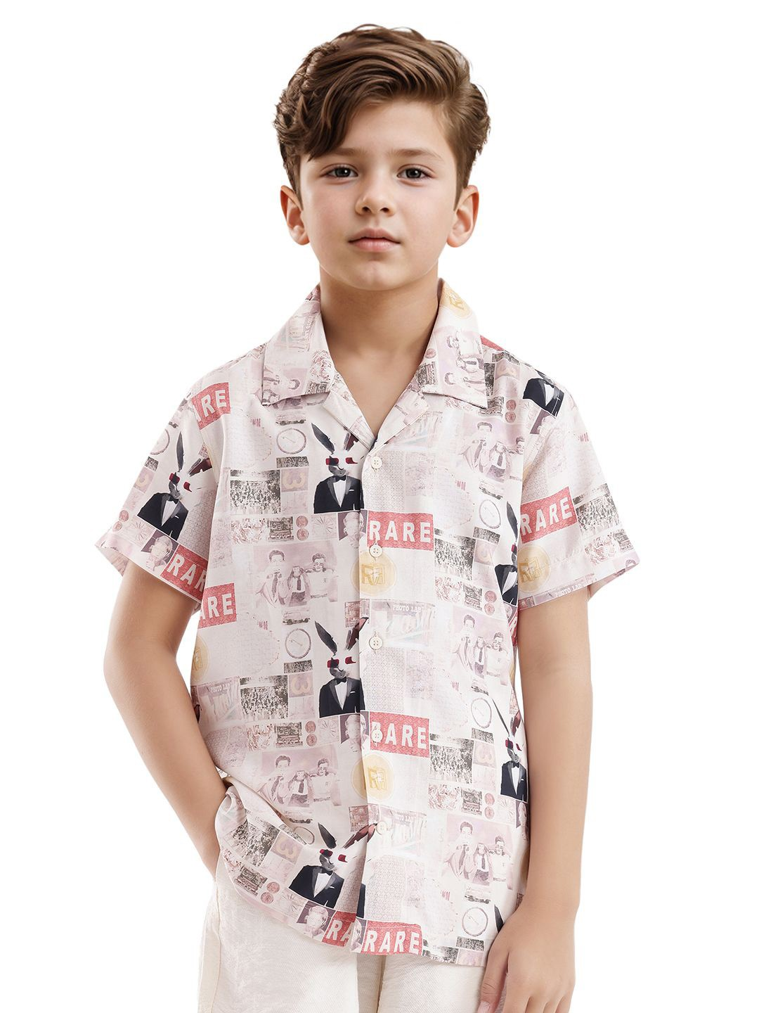 Kids Short sleeves Printed Shirt