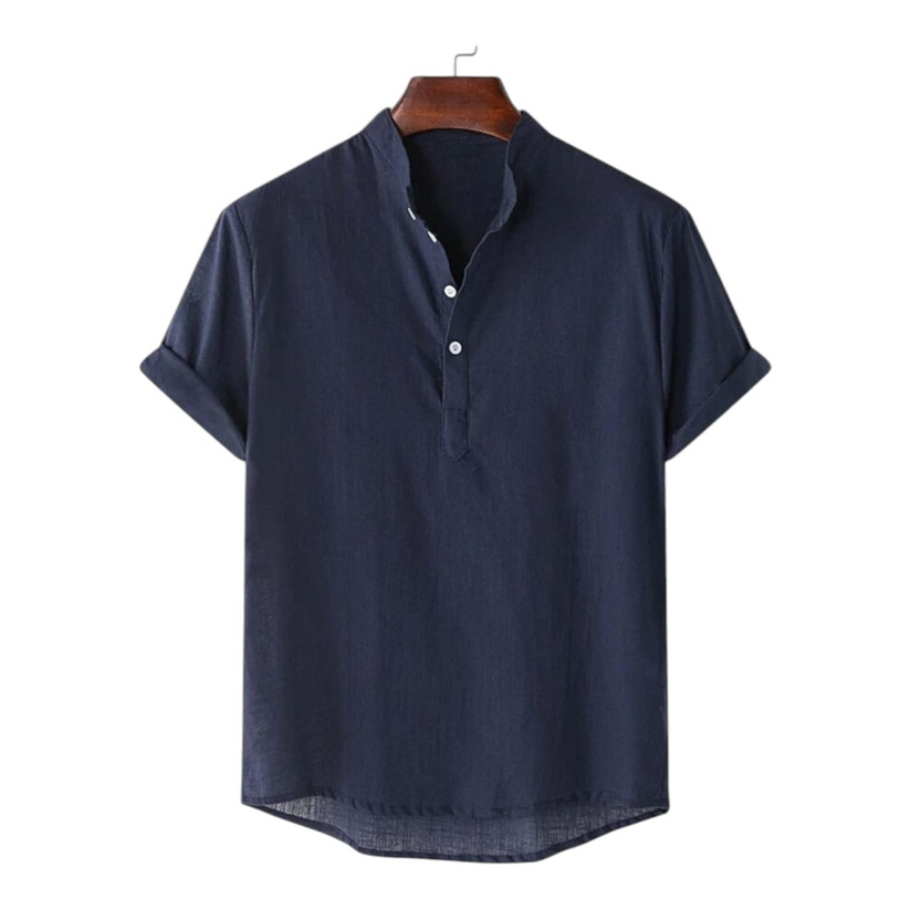 Navy Blue Colour Half Sleeve Katua