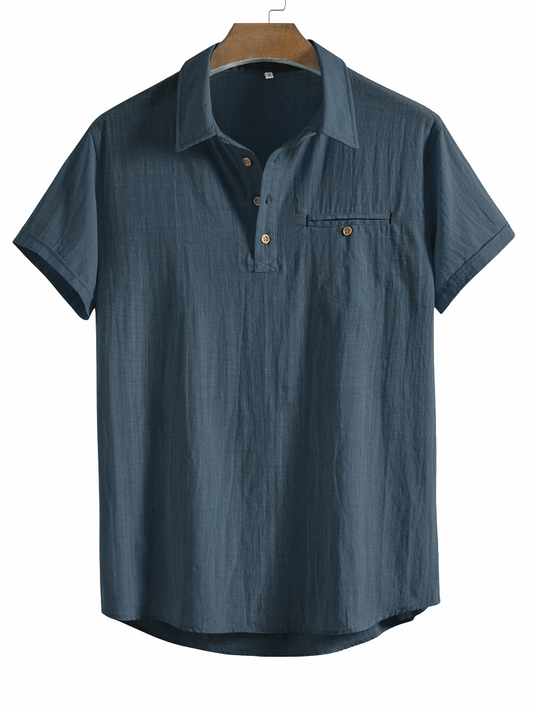 Grey Ash Premium Cotton Spread Collar Katua Shirt