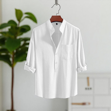 White Colour Premium Cotton Full Sleeve Katua