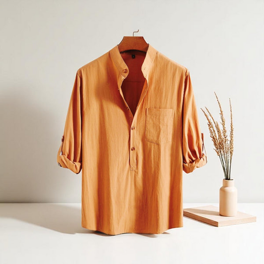 Master Yellow Colour Premium Cotton Full Sleeve Katua