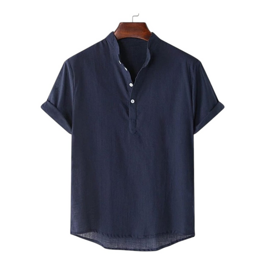 Navy Blue Colour Half Sleeve Katua